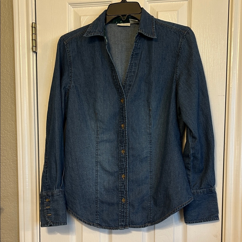 St. John's Bay Blue Denim Shirt